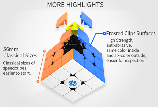 GAN356 RS 3x3x3 Speed Cube Stickerless